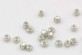 Seed beads Sølv 13/0 - 2,3 mm 