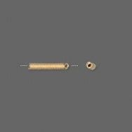 Enderør gold plated messing 11 x 2 mm 