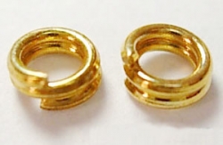 O-ring dobbelt 6,2 mm hul Guldfarvet 50 stk 