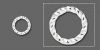 O-ring sølvbelagt twisted 6 mm hul