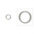 O-ring 5,2 mm hul sølvbelagt 100 stk
